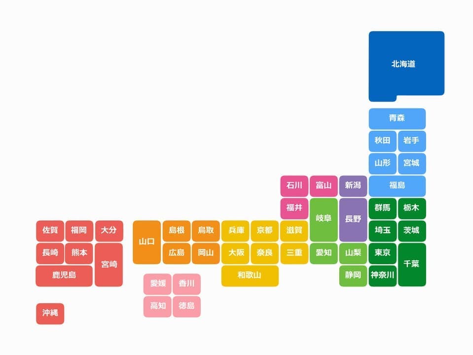 日本地図